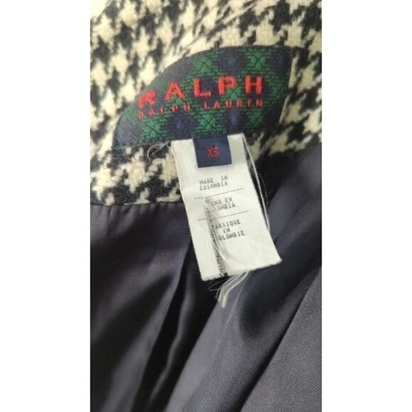 Ralph Lauren Houndstooth Wool Jacket XS & Black Jeans Modern Straight Ankle 2P - Picture 11 of 11